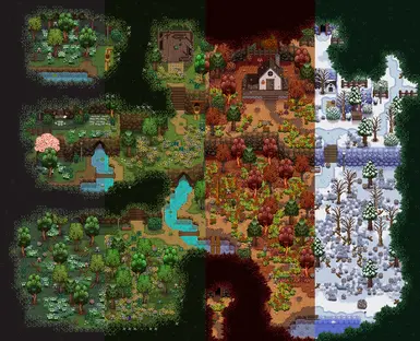 all seasons (DaisyNiko's Earthy Recolour &amp; Elle's Seasonal Buildings)