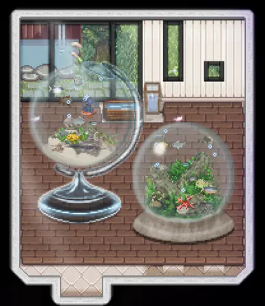 (1.0.0~) still - polycarbonate + sand(L) ship (L)(diagonal), ash3 + sand(L) Rock1 -  (Natural Aquarium Project - Fish Reskin)