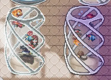 (1.0.5~) gif (Better Fishing and Beach Foraging) + (Fish and Aquarium reskin for -Better Fishing and Beach Foraging-) + (Better Fishing Additions for Better Fishing and Beach Foraging Mod)