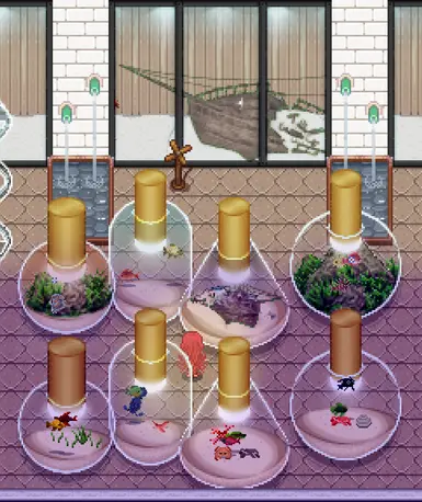 (1.1.1~) STILL - w fish - lab glassware-ish series