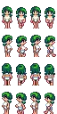 Talkohlooey's Caroline with white bikini sprites.