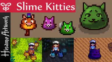 Cute kitties cat slimes retexture expanded