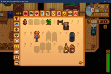 Page with unknown blueprints hidden (Optional)