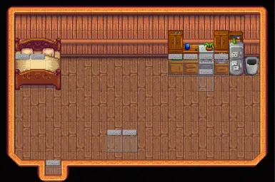 Bed: Left, Bathroom: No, DarkWalls: Yes