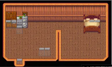 Bed: Right, Bathroom: No, DarkWalls: Yes (Kitchen Only)