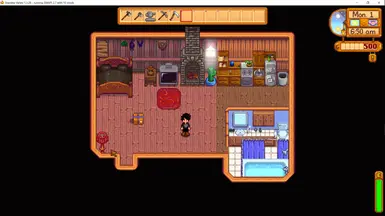 Wilderness farmhouse (bed changed by custom linens)