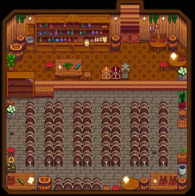 filled cellar