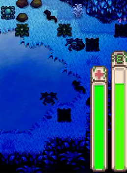 Stamina and health bars