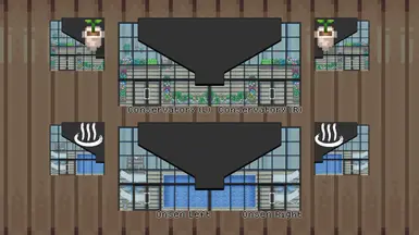 Black (Original) - More glass buildings exterior + corresponding icons